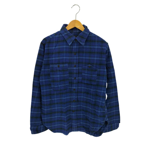 エンジニアードガーメンツ Engineered Garments USA製 コットン チェック ガチャポケ 長袖シャツ メンズ import:S